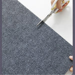 tapis autocollants 30x30cm gris marron carreaux géométriques moderne insonorisants intérieur chambre salon