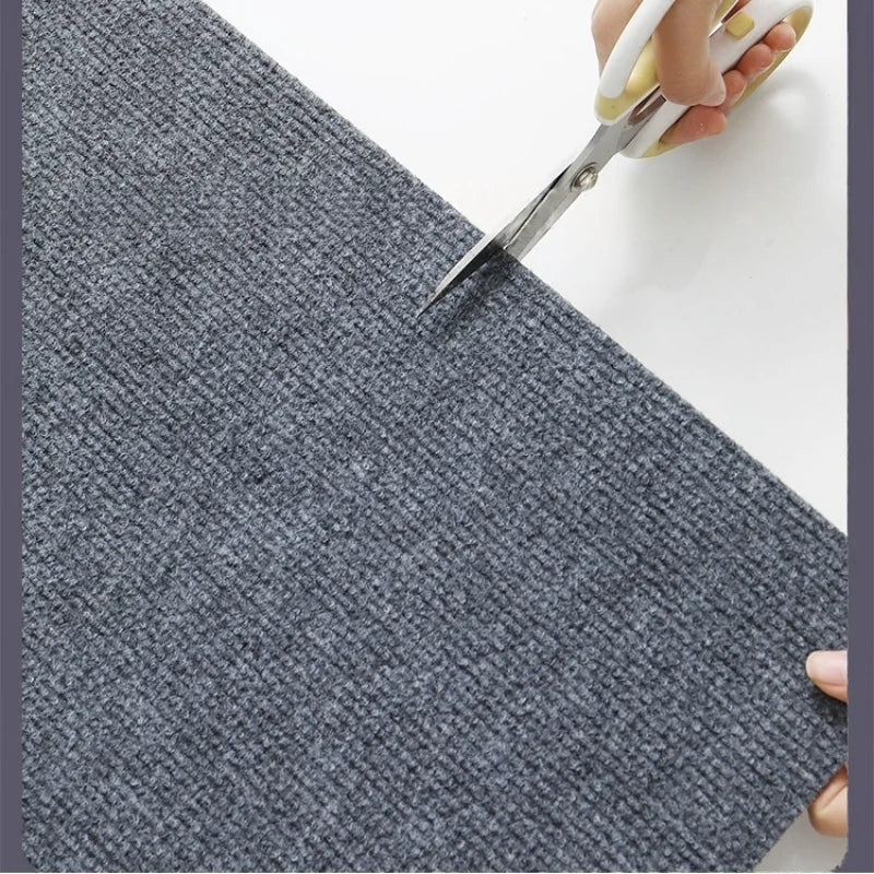 tapis autocollants 30x30cm gris marron carreaux géométriques moderne insonorisants intérieur chambre salon