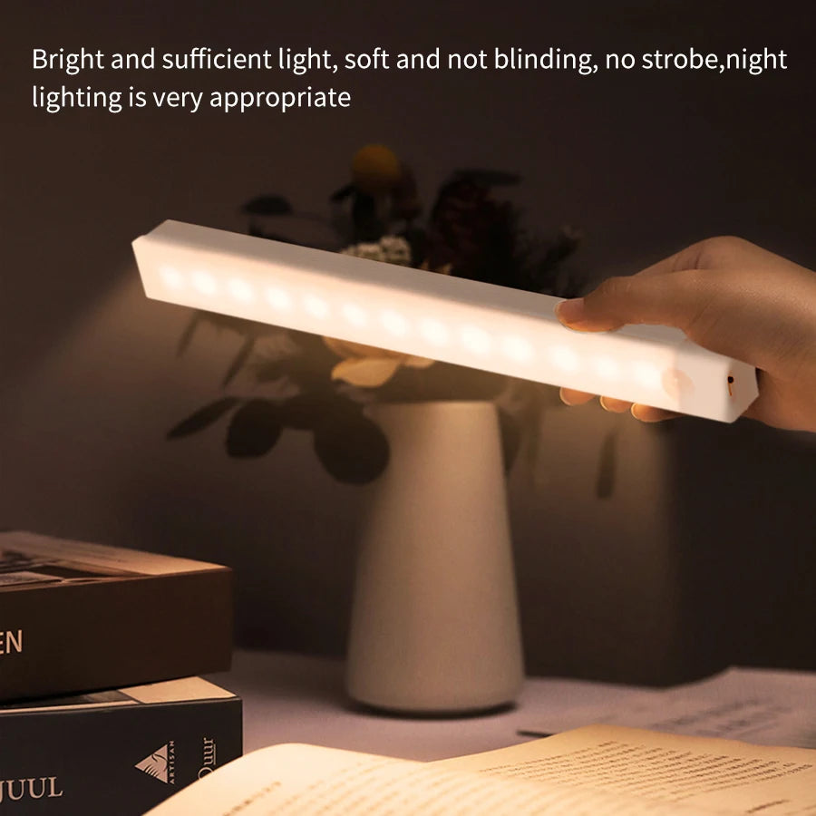 lampe led sans fil rechargeable détecteur mouvement adhésif rectangle blanc moderne induction 3m