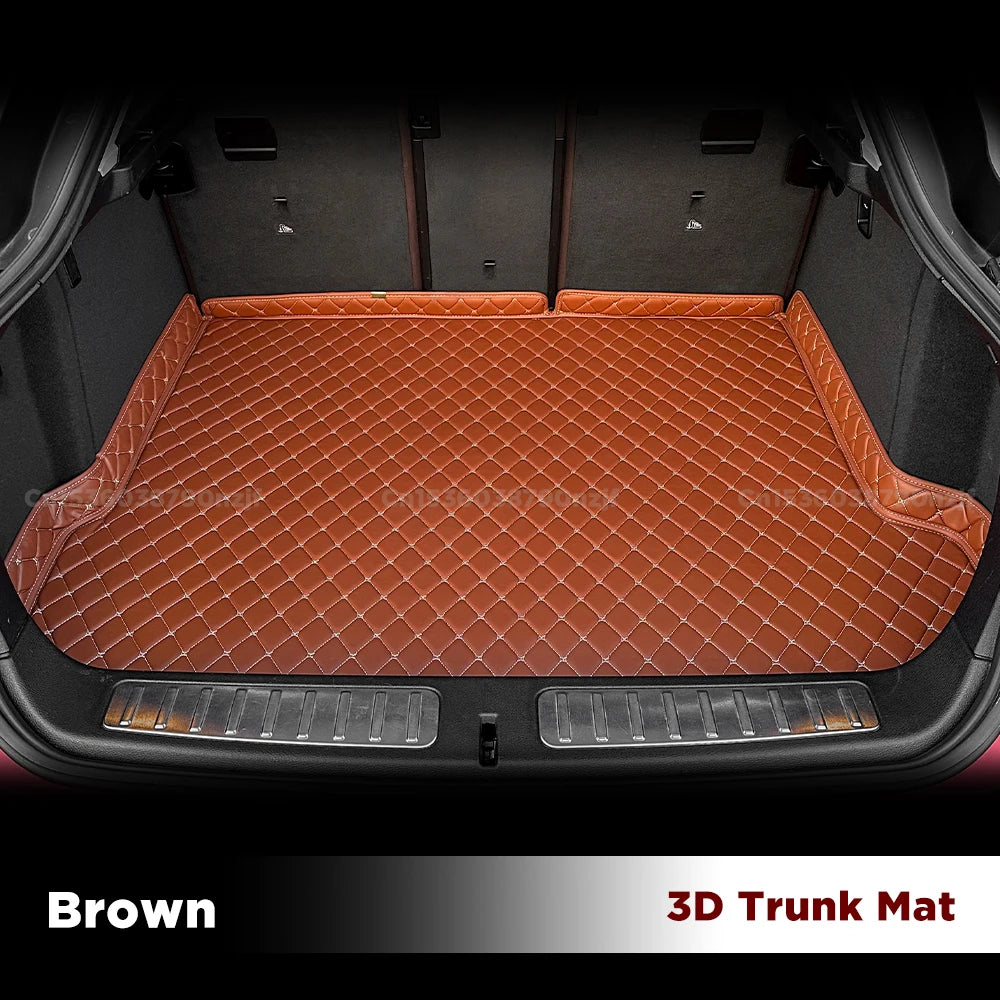 tapis sol coffre cuir mercedes benz ml w164 2008 2011 luxe noir