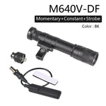 lampe torche tactique led noir texturée clip picatinny rechargeable chasse airsoft moderne