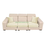 housses canapé velours 100% polyestère vert olive gris bleu marine marron moderne printemps été