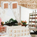boîtes cadeau blanc noir ruban transparent anniversaire mariage fêtes enfants noël
