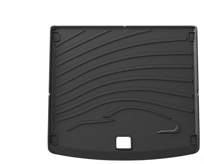 tapis sol coffre rayures horizontales tpe fibre synthétique noir moderne porsche cayenne