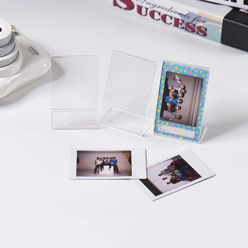 cadre photo transparent moderne fujifilm instax mini papier photo 9cm 5.4cm 3.3cm 1pc 2pcs