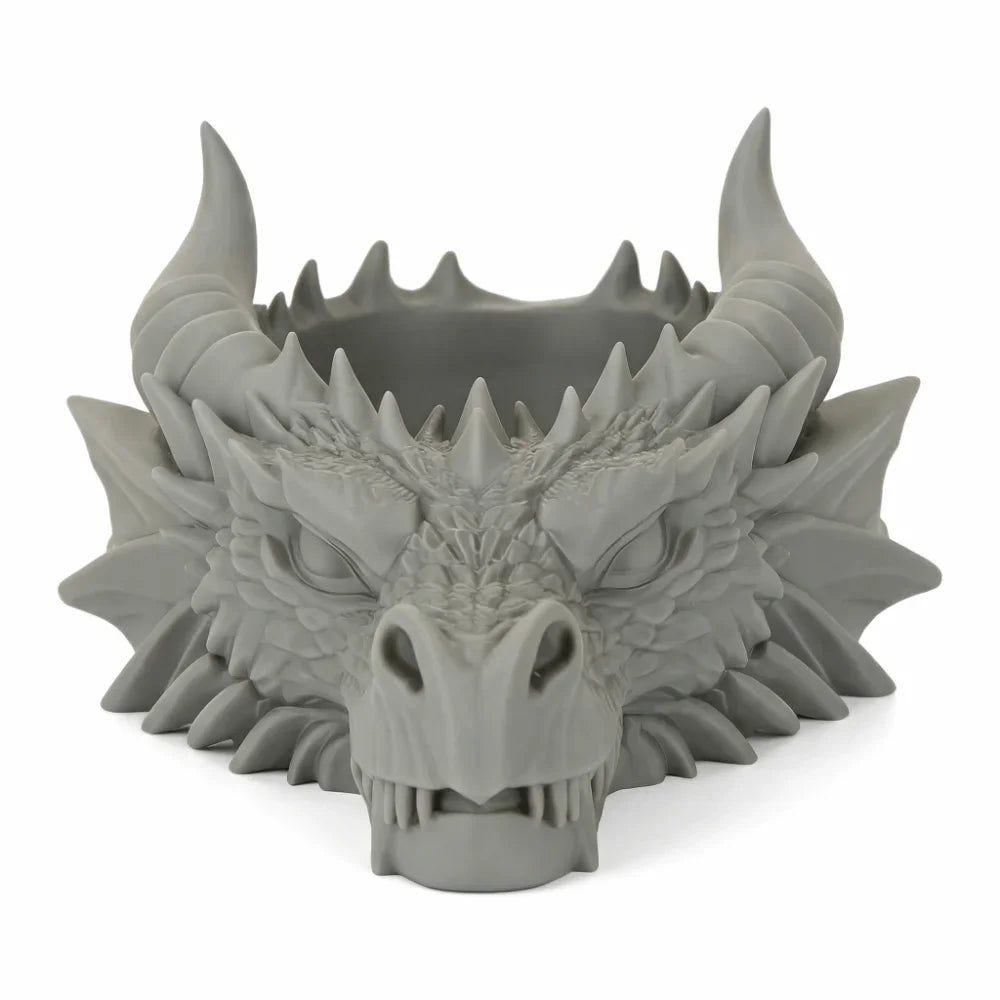 support bijoux dragon noir blanc articulé montre bague clés fantaisie