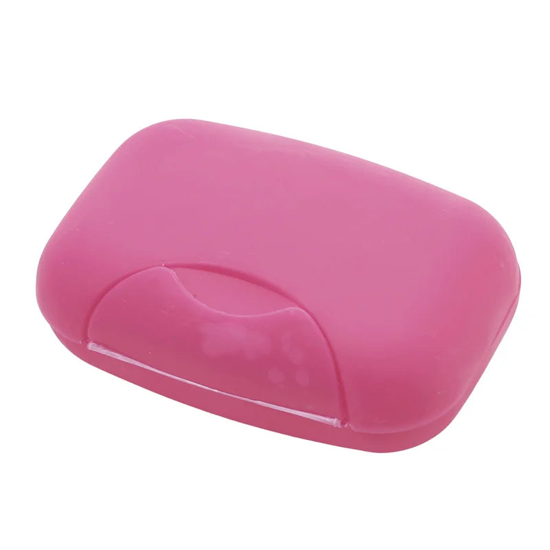 boîtes savon plastique vert rose bleu opaques modernes sans fuite intérieur texturé