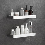 étagères murales salle bain acier inoxydable moderne adhésif bouteilles cosmétiques bouteilles condiments cuillères brosse