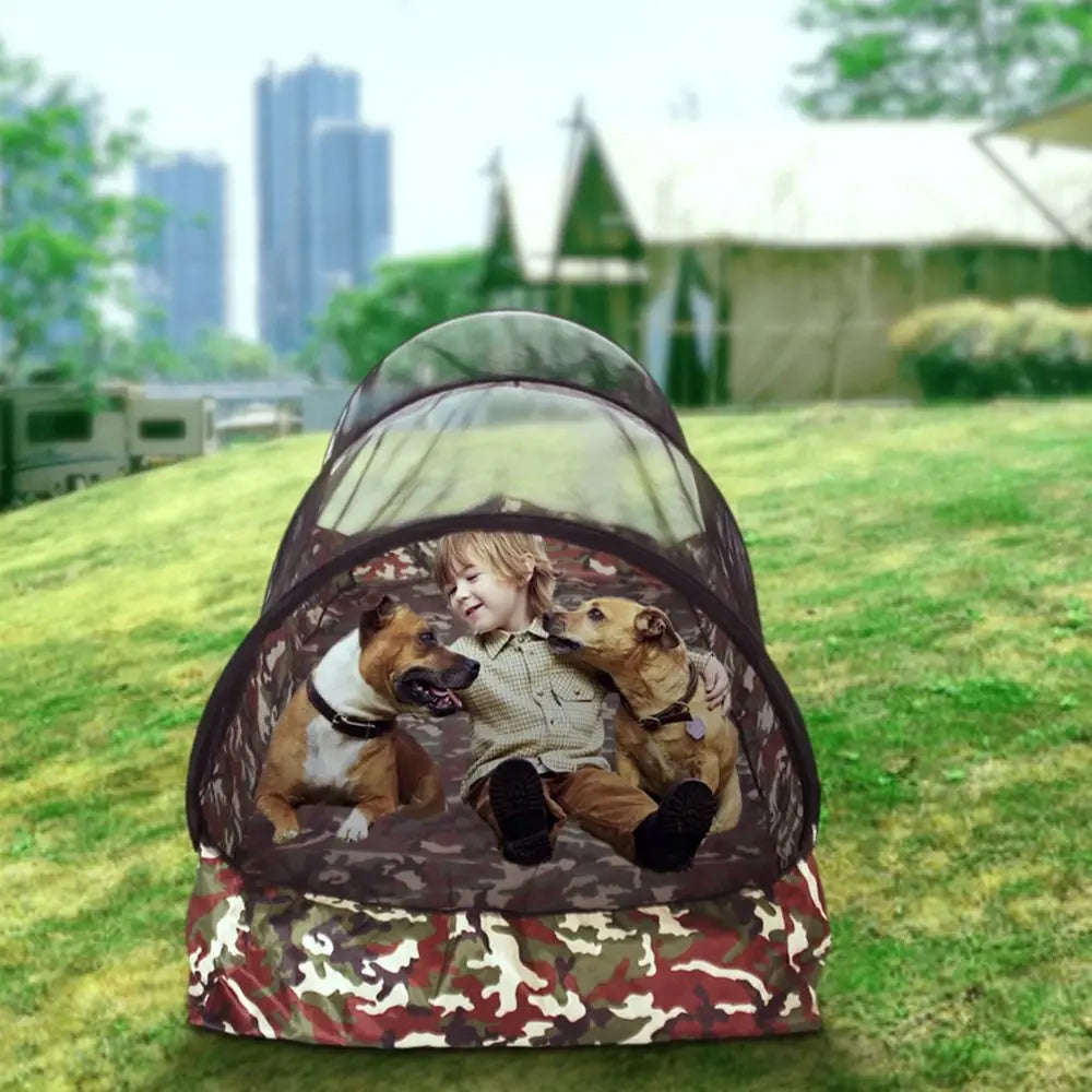tente camping camouflage moderne polyester extérieure campement moustiquaire portable vert brun noir