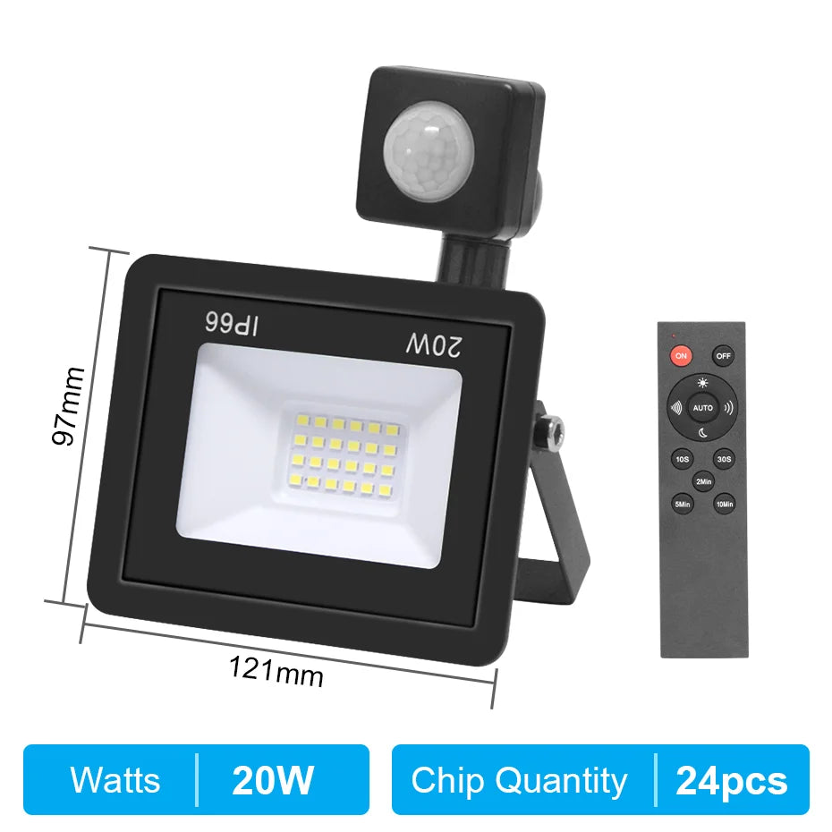 projecteur led moderne 220v 10w 20w 30w 50w 100w étanche noir remote control