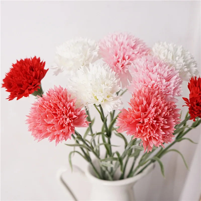 fleurs artificielles rouge rose blanches modernes décoration intérieure fête mères mariage