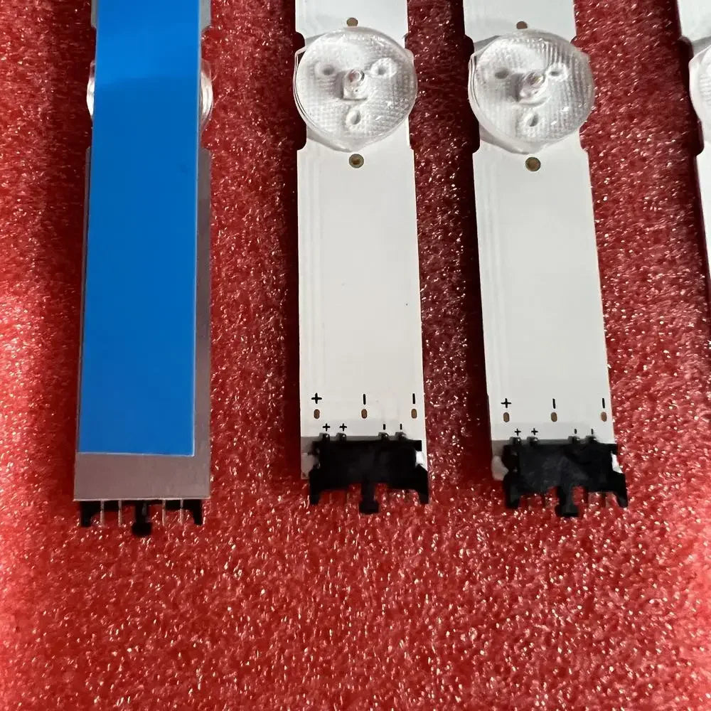 bandes led blanc lisses modernes réutilisables sans cable bouton poussoir personnalisables aluminium