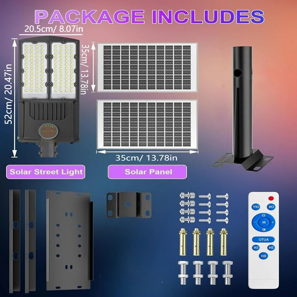 lampe solaire extérieure noire moderne panneau batterie télécommande ip65 led aluminium
