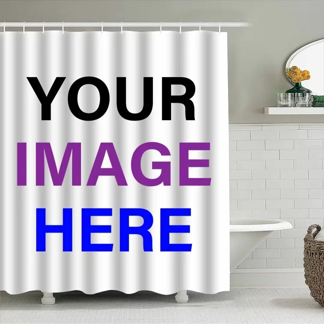 rideau douche personnalisable tissu plissé supérieur moderne personnalisable serviettes savons étagères 180cm large 200cm