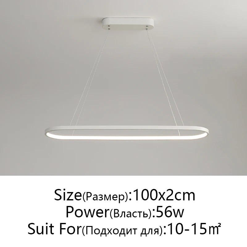 lampe suspension moderne rond aluminium blanc noir or salon salle manger chambre