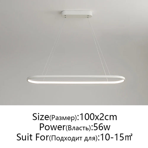 lampe suspension moderne rond aluminium blanc noir or salon salle manger chambre