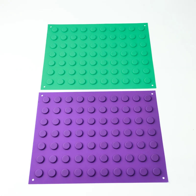tapis magnétique silicone 12 16 violet circulaire outils médicaux antidérapant réutilisable autoclave ecofriendly