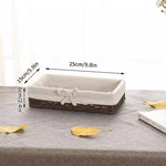 paniers rangement tissus corde tressée boho chic naturel beige écologique rustique