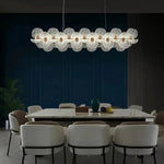 lampe suspendue moderne blanche fleurs relief acrylique translucide chambre restaurant led dimmable