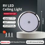 lampe led moderne adhésive éclairage intérieur véhicule blanc 6000k tactile 12v 24v 185mm 150mm