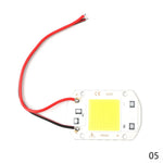 module led 20w 30w 50w blanc full spectrum adhésif câbles noirs rouges moderne éclairage