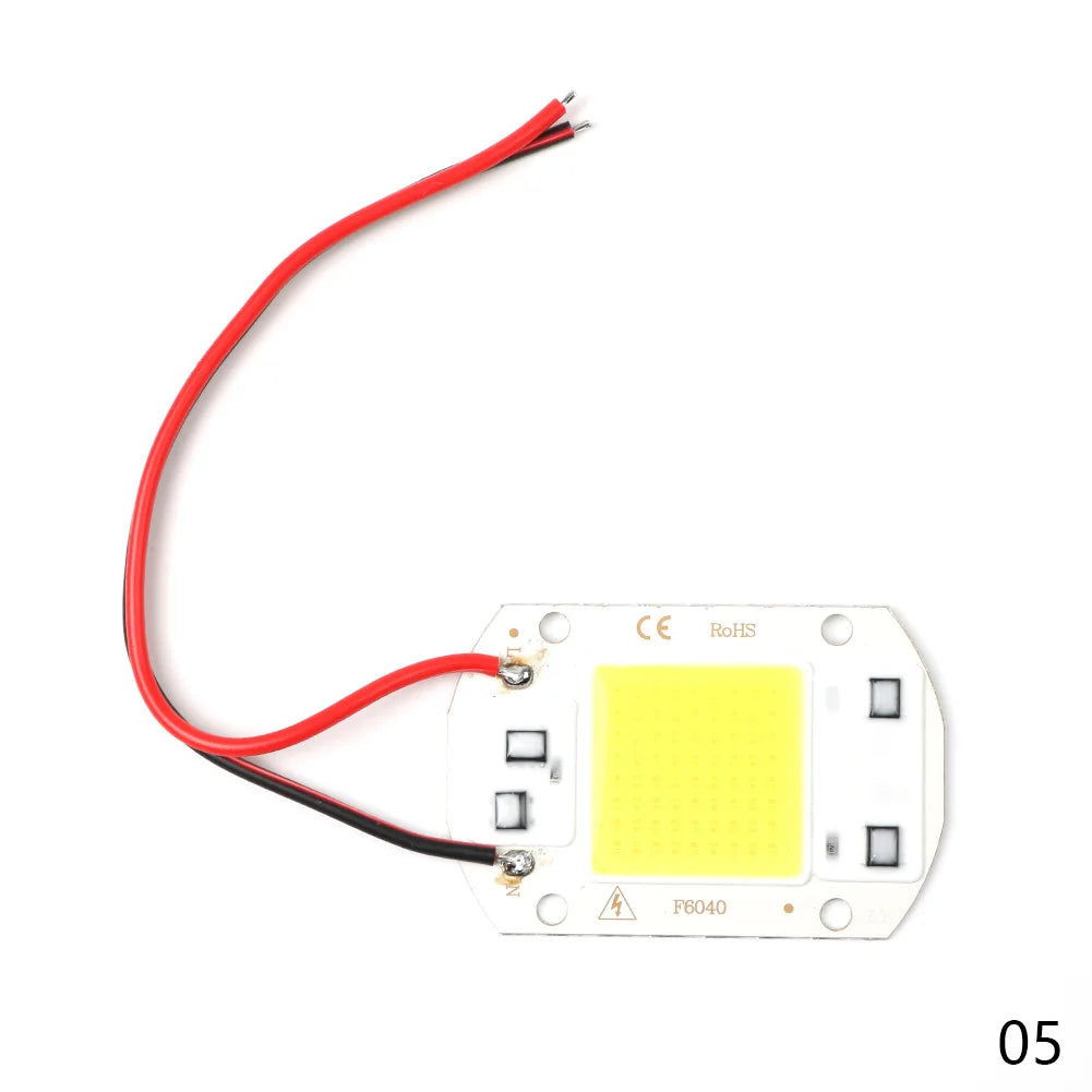 module led 20w 30w 50w blanc full spectrum adhésif câbles noirs rouges moderne éclairage