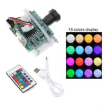lampe led réglable 16 couleurs télécommande intégrée charge usb nocturne