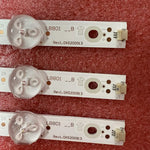 bandes lumineuses led blancs rectangulaires perforations modernes connecteurs électriques 80mm