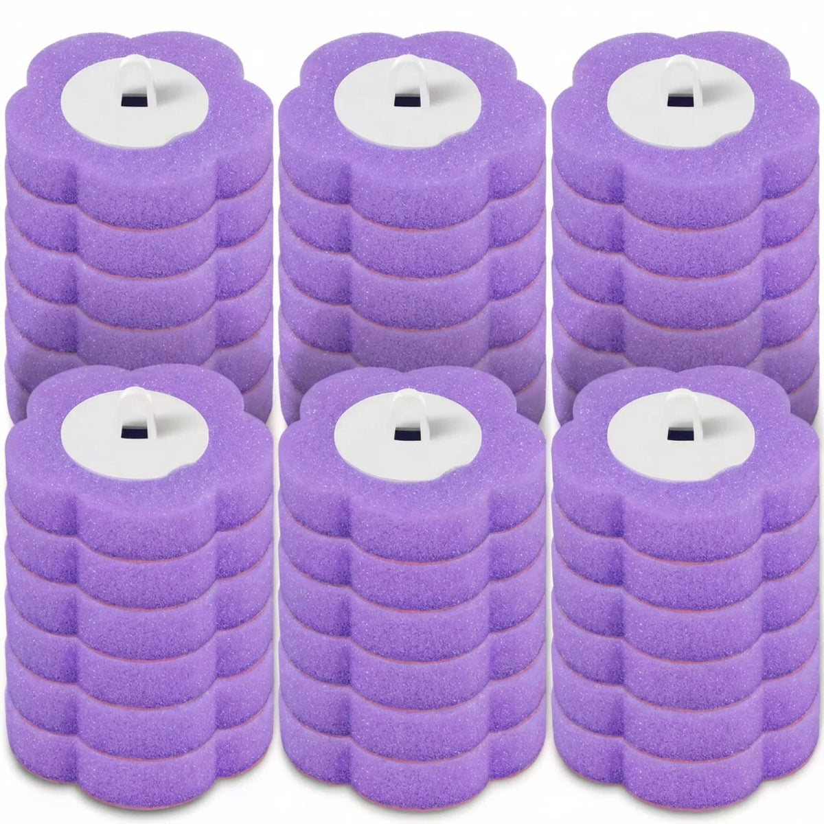 brosse wc jetable tête remplaçable kit outil nettoyage moderne pratique blanc bleu violet jaune