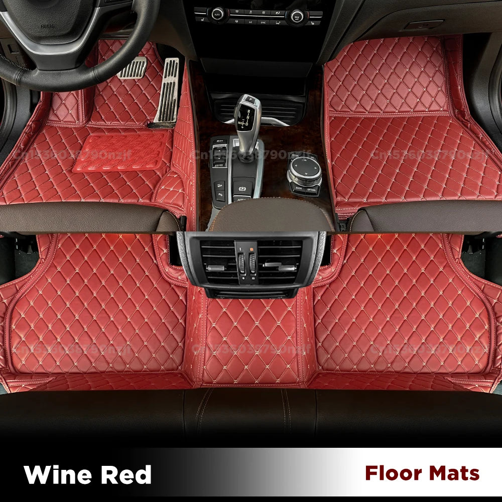 tapis sol coffre cuir mercedes benz ml w164 2008 2011 luxe noir