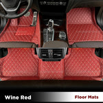 tapis sol coffre cuir mercedes benz ml w164 2008 2011 luxe noir