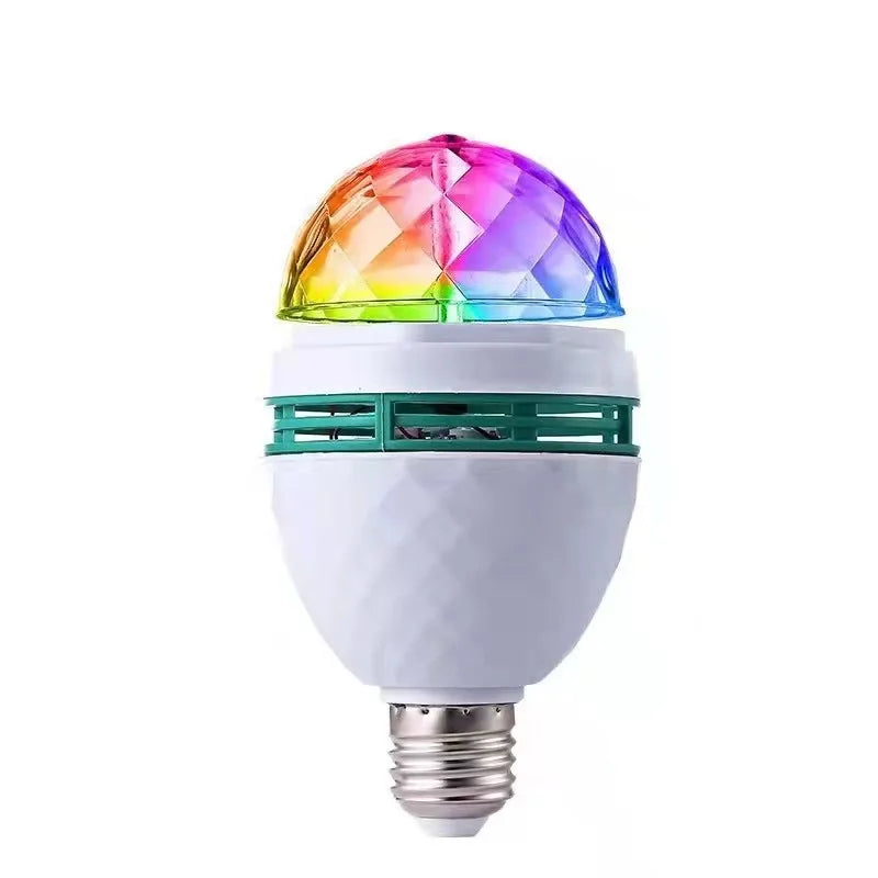 ampoule led multicolore effet scène diamant moderne interrupteur mural vis e27 disco ktv dj