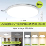 lampe led blanc moderne télécommande couleurs réglable ip44 étanche salon salle bain