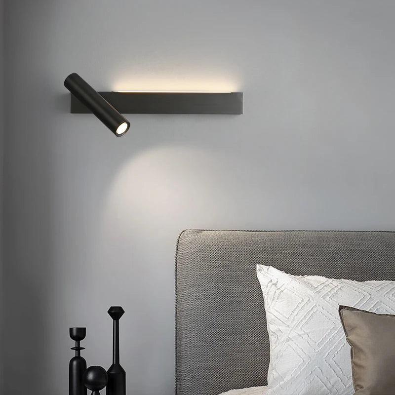applique murale moderne led sources lumineuses éclairage chambre entrée étude