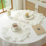 serviettes table classiques vichy rose clair beige blanc maison decoration cuisine salle manger