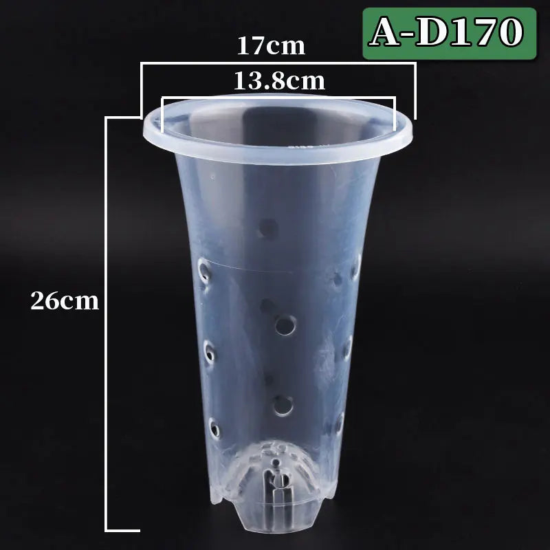 pots plante moderne perforés noir transparent profonds jardinintérieur 10pcs 5pcs