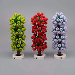 arbres miniatures créatifs fleurs colorées nature artificiels diy jouets enfants adultes