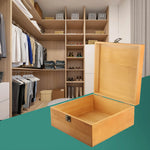 Intérieur de la boîte de rangement montrant la grande capacité