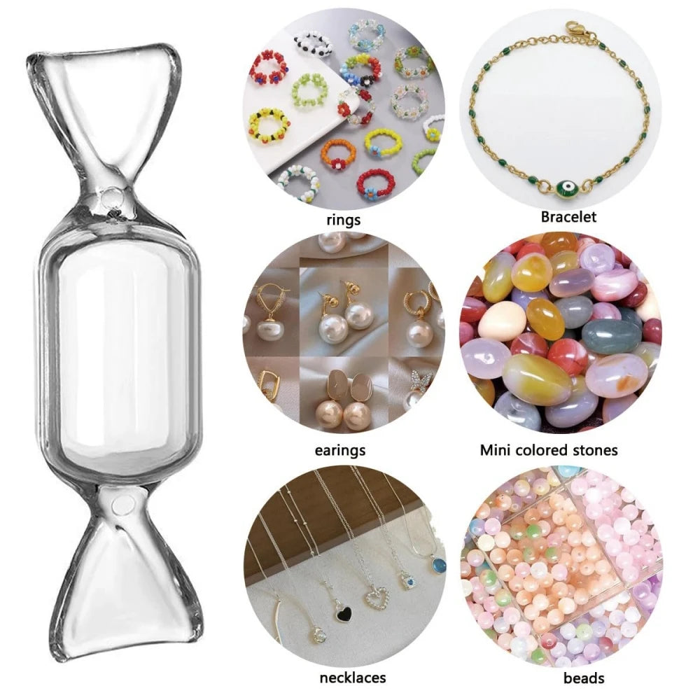 boîtes bonbons transparentes rose jaune anniversaire noël mariage saint valentin minimaliste