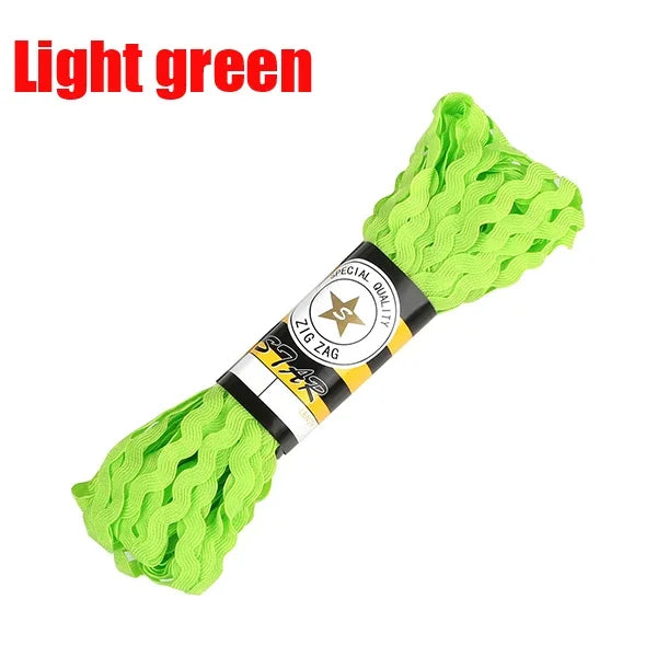 ruban tissé ondulé orange jaune vert blanc rose noir bleu gris moderne 15mètres