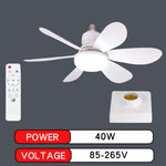 ventilateur moderne blanc lumières led télécommande flux lumineux élevé certification ul cem