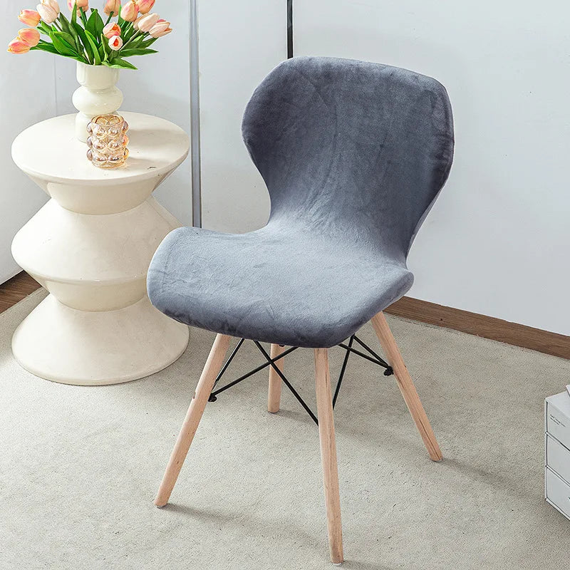 housse chaise moderne velours polyester anti poussière verte blanche fauteuil mariage