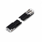 connecteurs câble noir transparent moderne basse tension 50 pièces raccordement facile led packaging