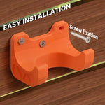 organisateur outils mur orange texturé supports vis garage atelier utilisation multiple fixations vis incluses