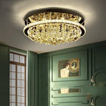 plafonnier moderne cristal doré led acier inoxydable 4000k 3000k 6000k neutral warm