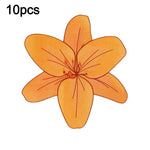 sticker adhésif anti mouches fleurs moderne blanc rouge jaune semi transparent maison deco
