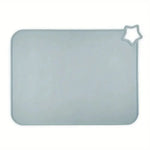 tapis sol silicone opaque moderne beige rose gris jaune vert bleu respectueux environnement