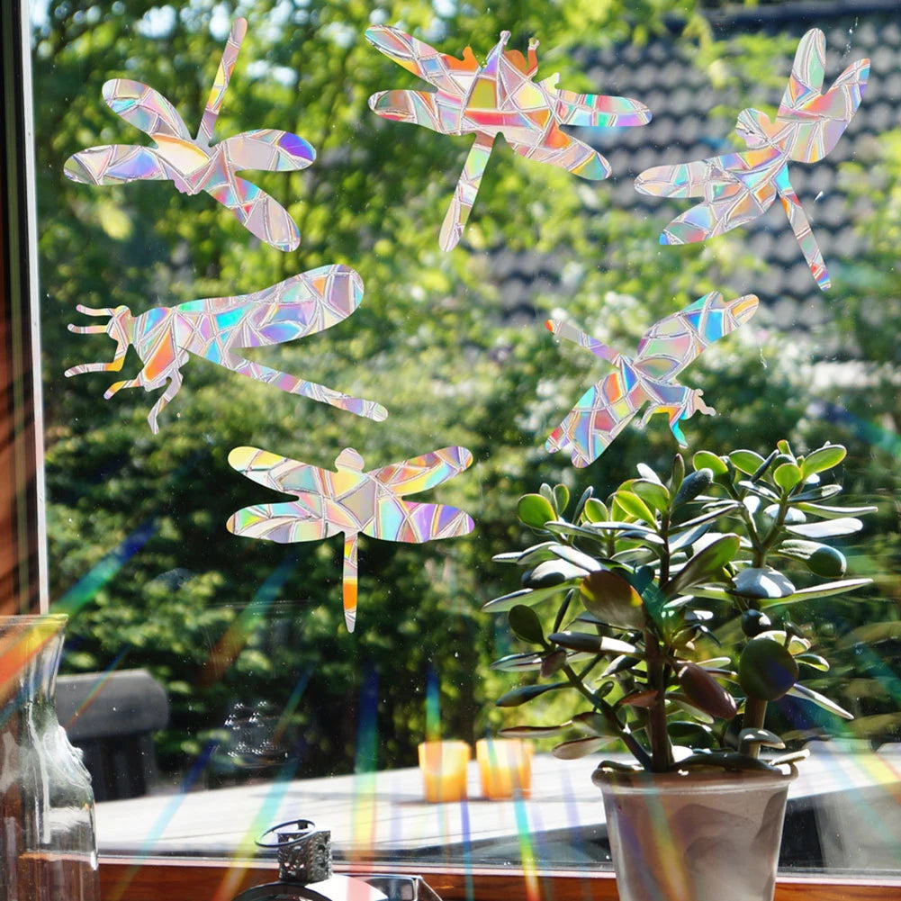 autocollants muraux décoratifs modernes multicolores motifs géométriques adhésifs intérieur extérieur vitres transparents opaques