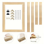 cadres mural bois naturel classique 30x30cm 30x40cm 40x40cm 40x50cm 50x50cm