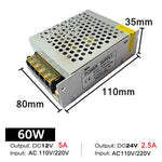 transformateur alimentation électrique ac vers dc bande led intérieur aluminium 12v 24v 48v